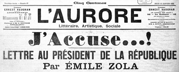 J’accuse…!